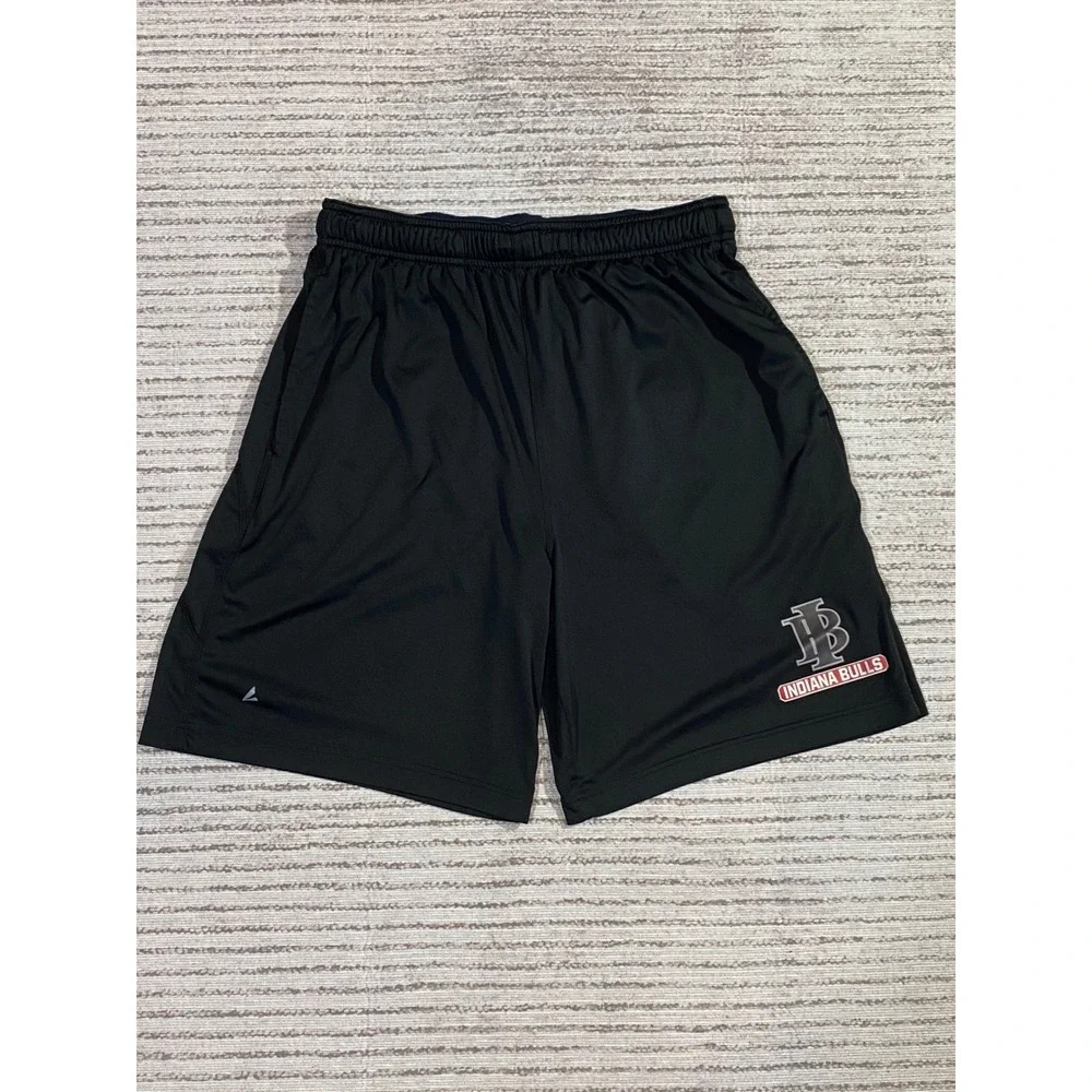 BSN Sports Indiana Bulls Mens Shorts Black Athletic‎ Training Medium RN 67238